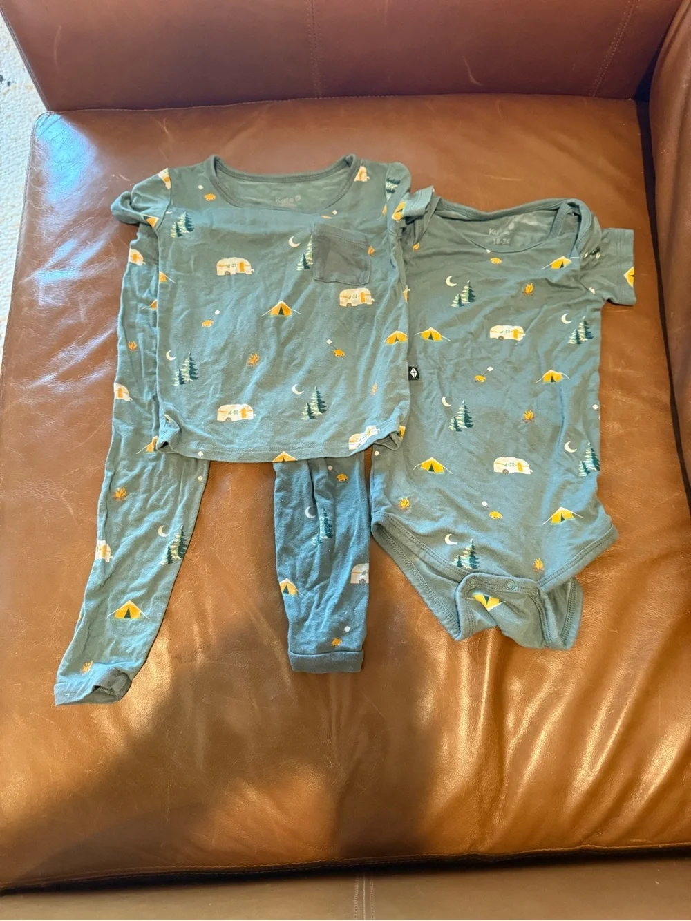 Kyte Bamboo Baby Clothes Limited Edition Kyte Baby Camping Print